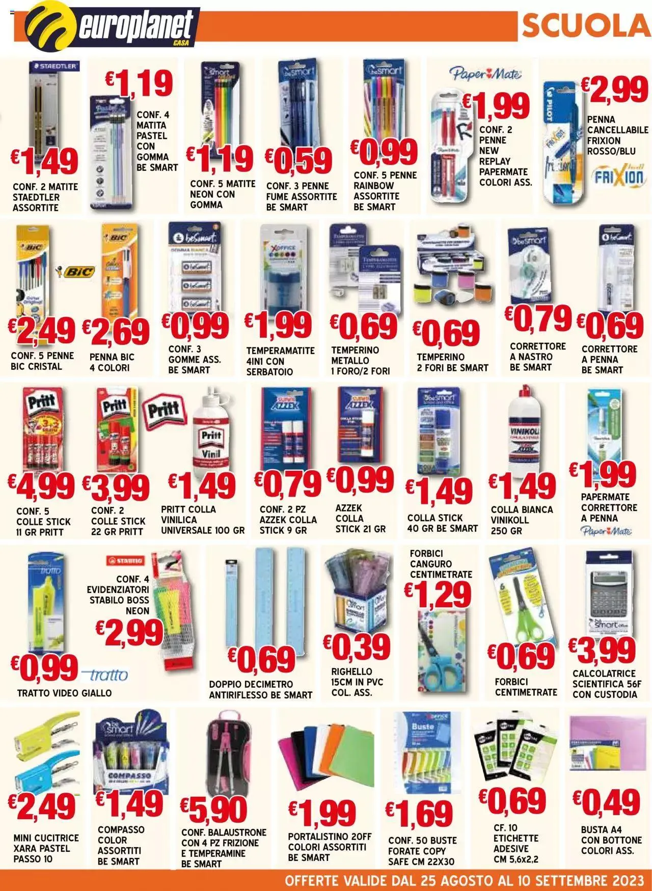 Volantino Europlanet Casa da 25 agosto a 10 settembre di 2023 - Pagina del volantino 7