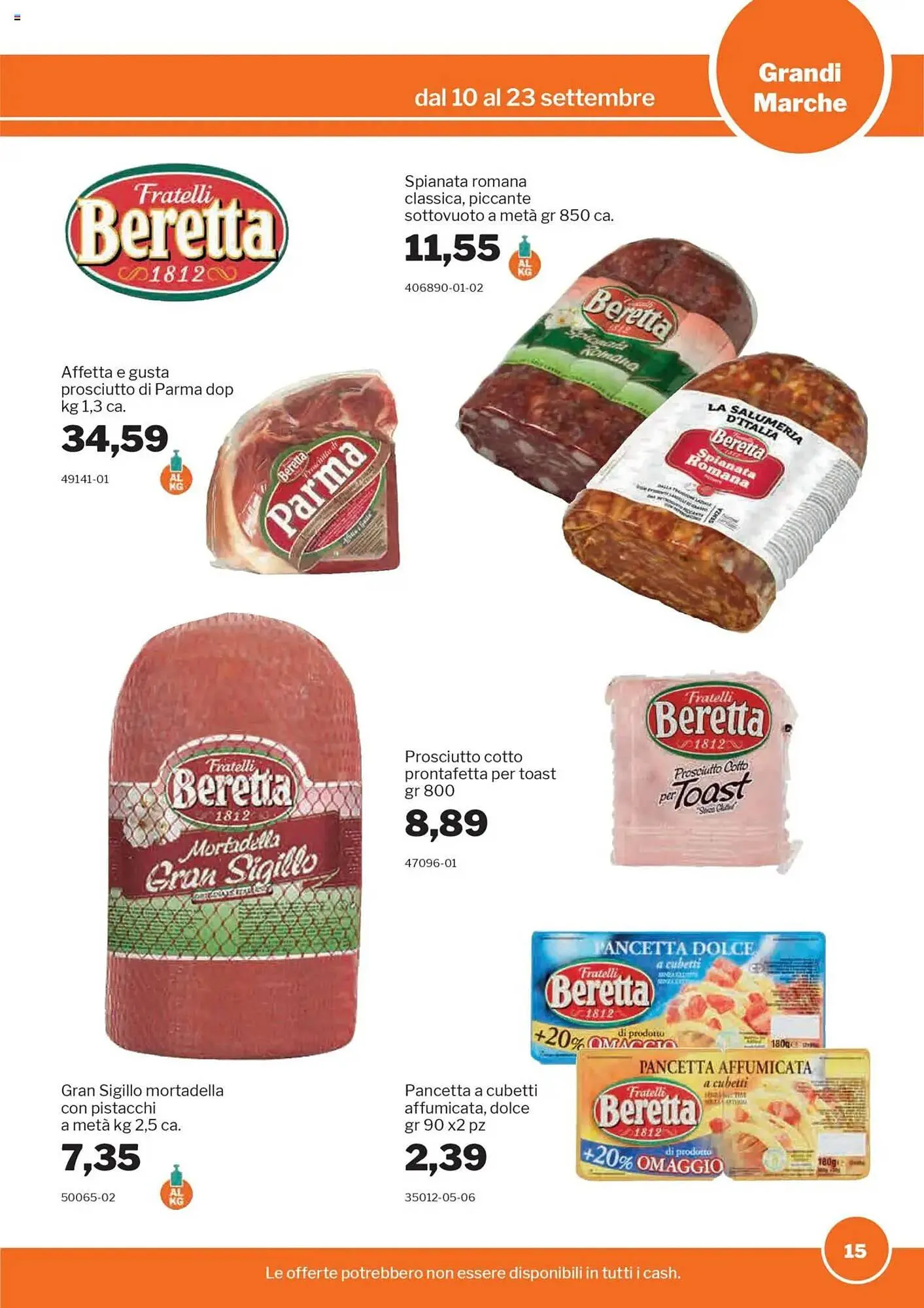Volantino GrosMarket da 10 settembre a 23 settembre di 2025 - Pagina del volantino 15