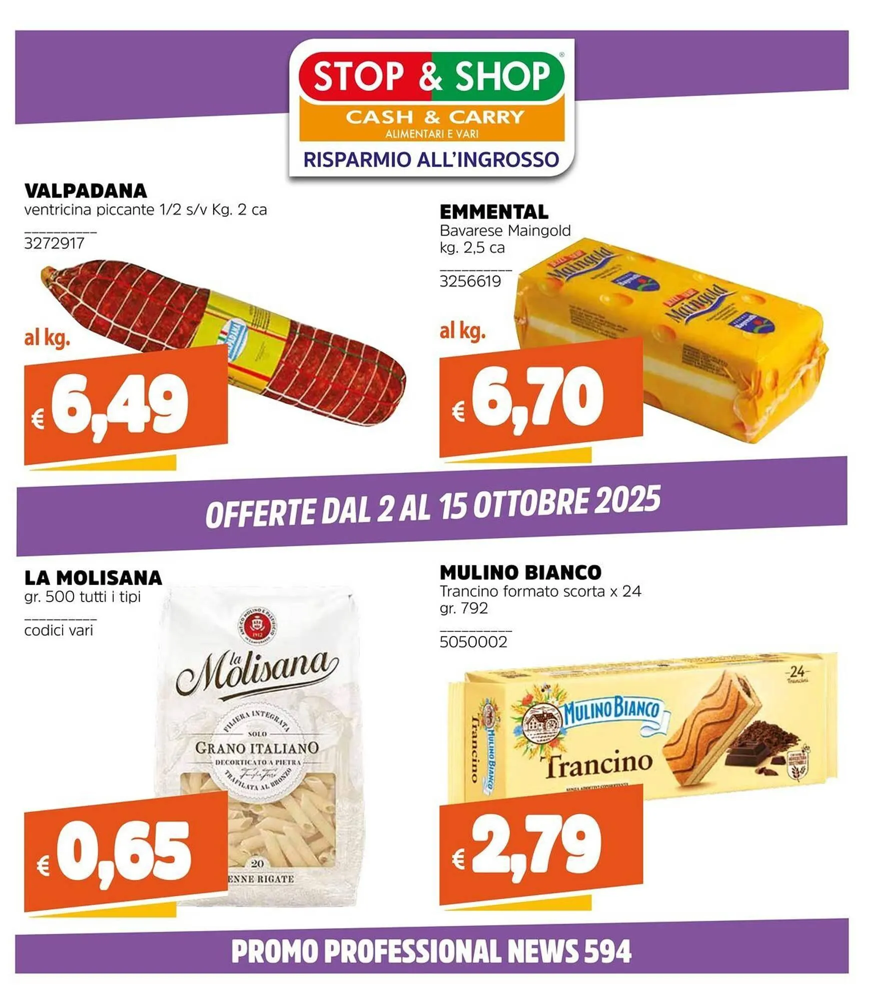 Volantino Stop&Shop da 2 ottobre a 15 ottobre di 2025 - Pagina del volantino 1