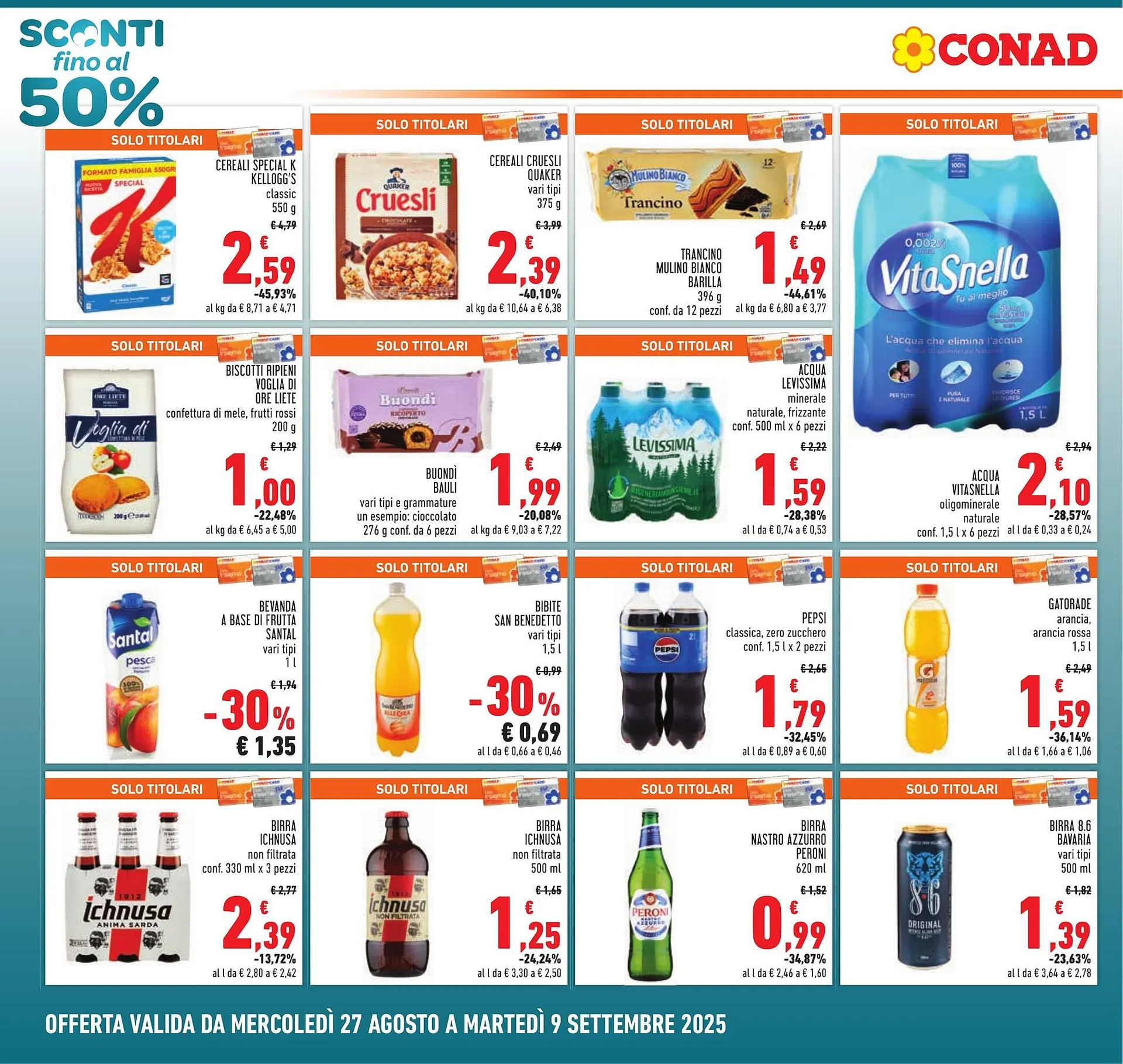 Volantino Conad da 27 agosto a 9 settembre di 2025 - Pagina del volantino 4