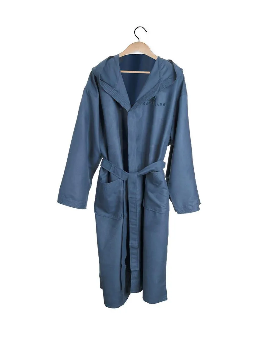 Navigare Accappatoio con cappuccio in microfibra