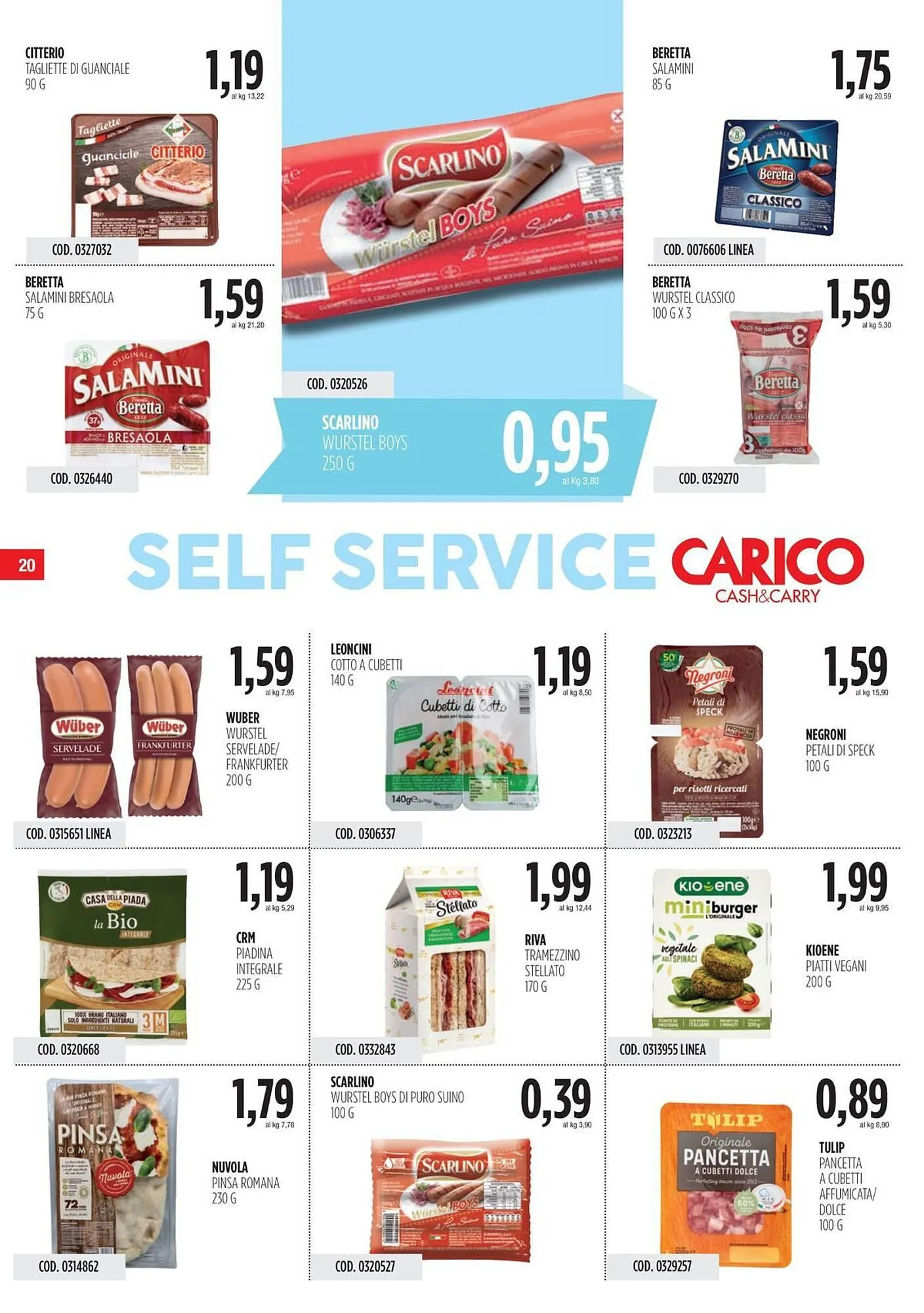 Volantino Carico Cash & Carry da 3 luglio a 16 luglio di 2025 - Pagina del volantino 20