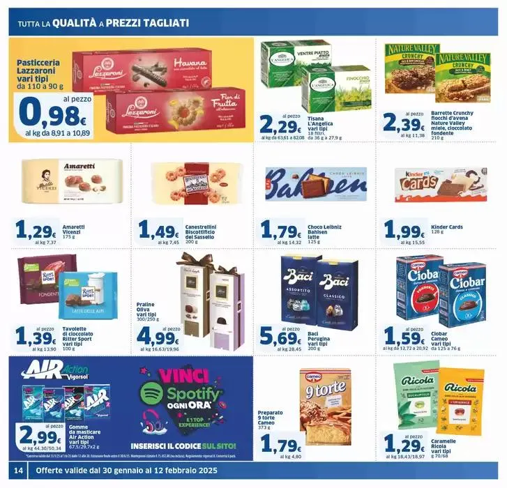 Sconti altissimi + Si Chef!, Sigma da 30 gennaio a 12 febbraio di 2025 - Pagina del volantino 14