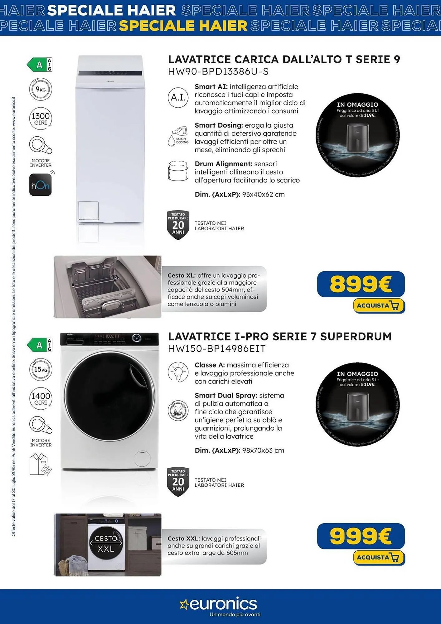 Volantino Euronics da 17 luglio a 30 luglio di 2025 - Pagina del volantino 11