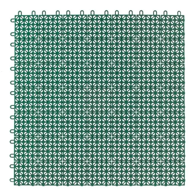Piastrelle ad incastro ONEK Multiplate 56 x 56 cm Sp 10 mm, verde