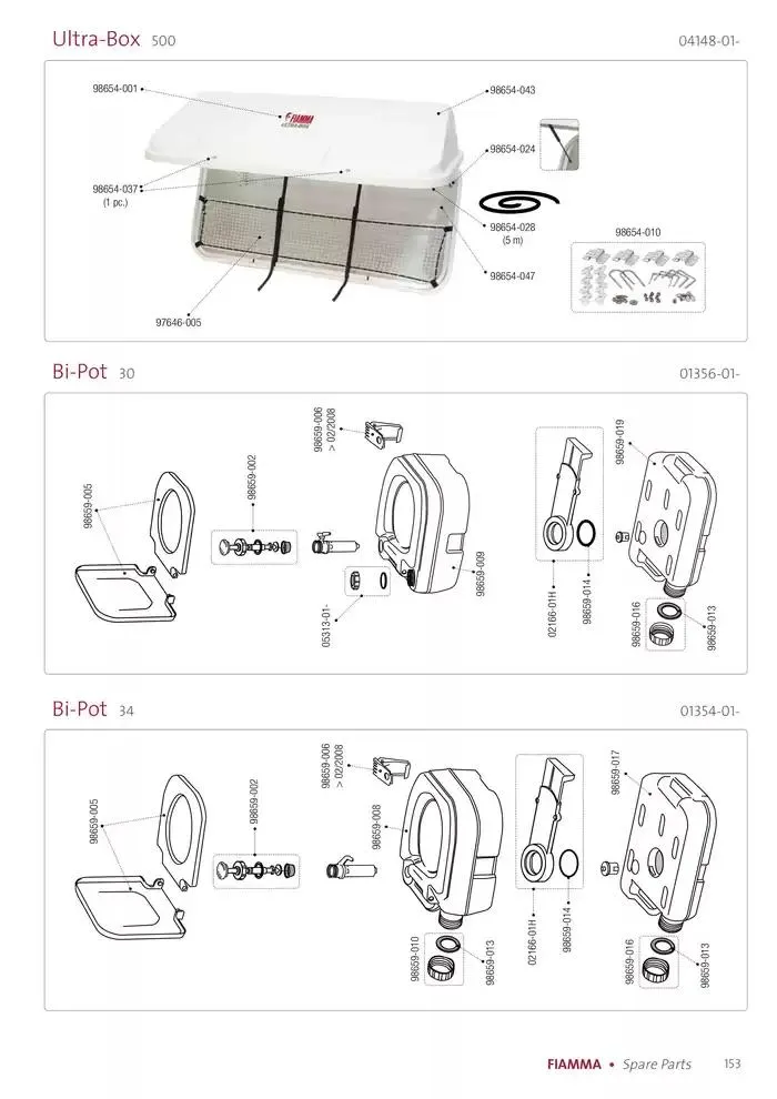 Spare parts catalogo 2025 da 14 gennaio a 31 dicembre di 2025 - Pagina del volantino 153