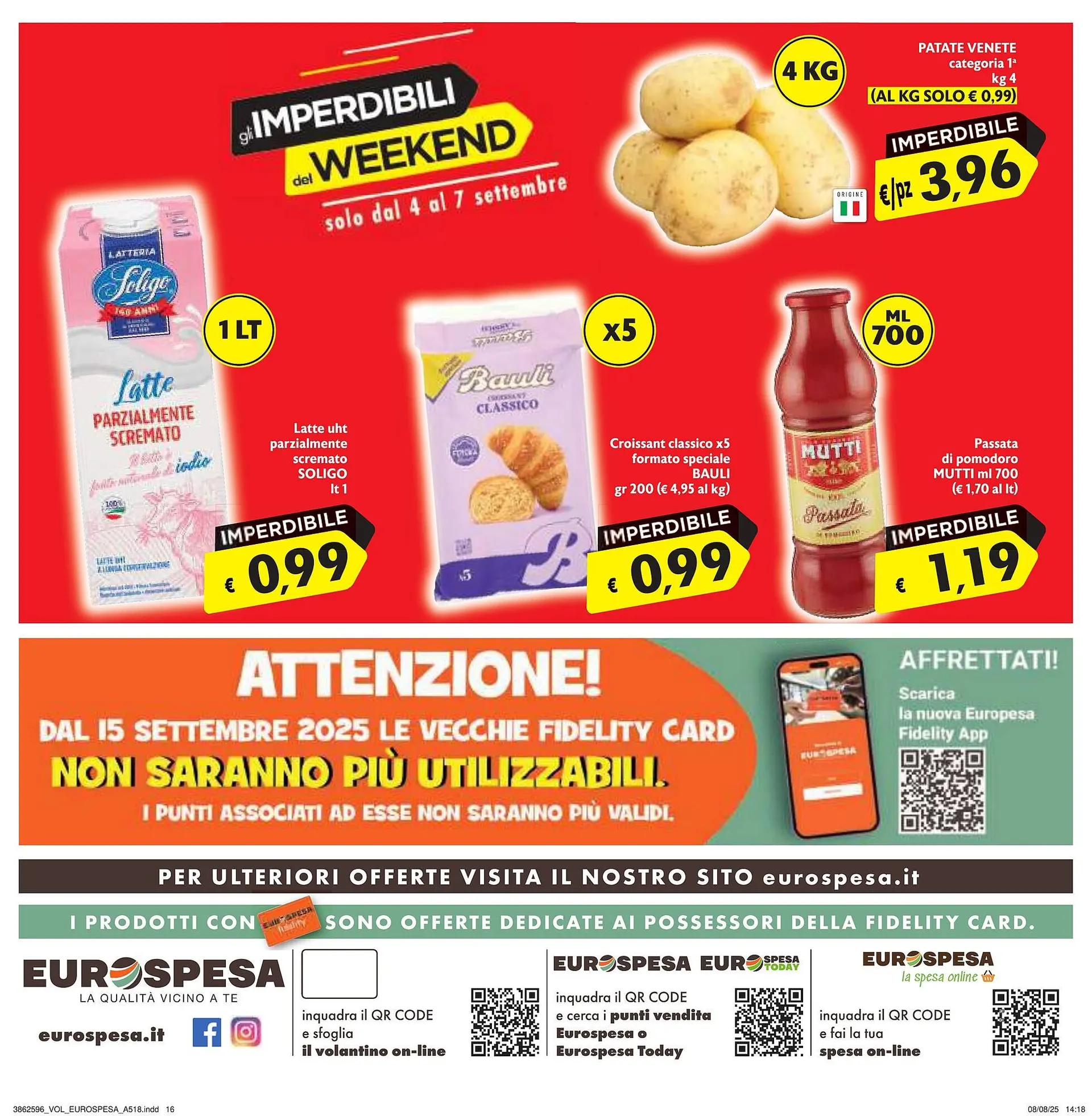 Volantino Eurospesa da 28 agosto a 10 settembre di 2025 - Pagina del volantino 16