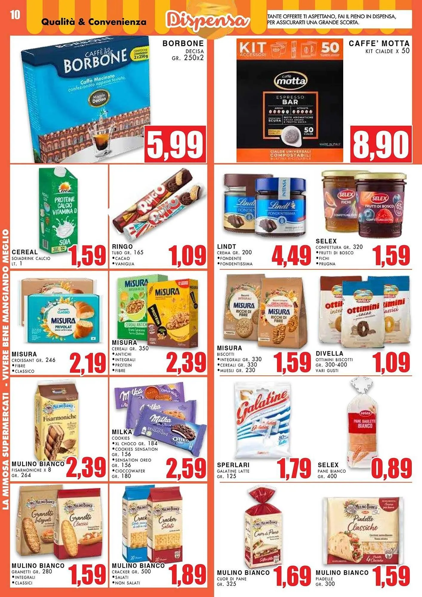 Volantino La Mimosa Supermercati da 25 agosto a 7 settembre di 2025 - Pagina del volantino 10