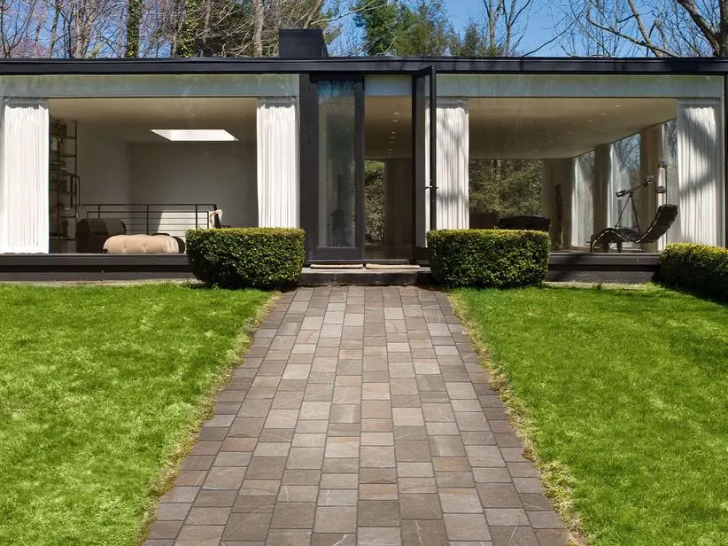 Piastrella Piasentina Grigia XOUT 18 20X30 Gres Esterni Spessore 18mm Effetto Pietra Grigia