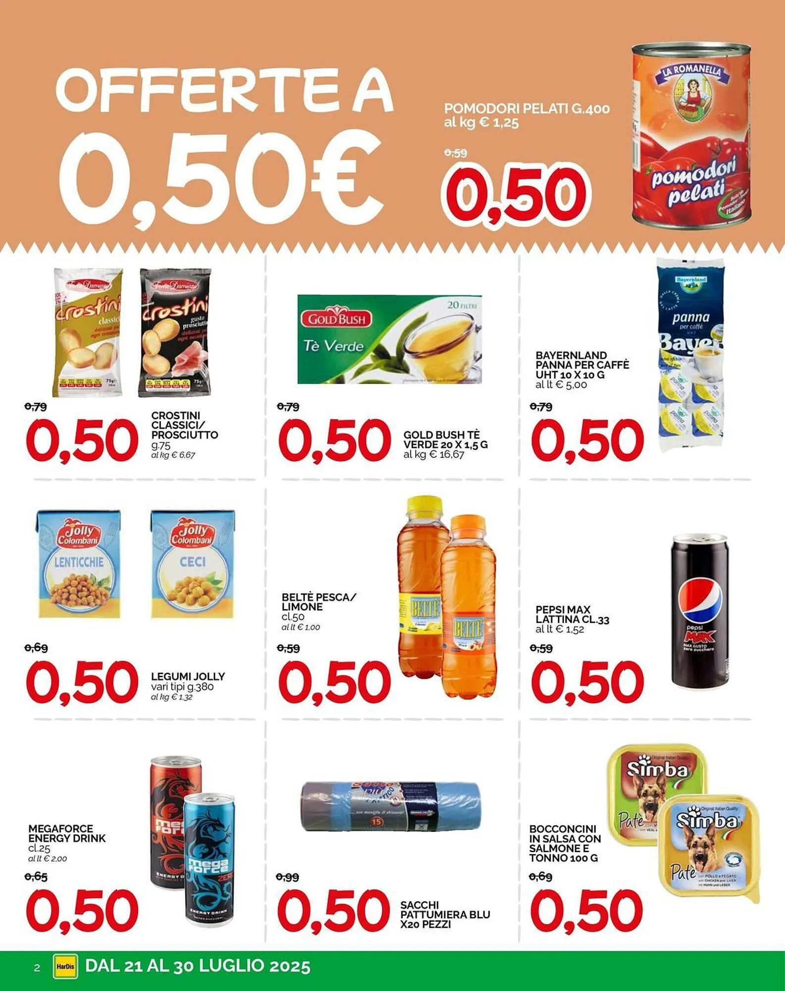 Volantino Hardis da 21 luglio a 30 luglio di 2025 - Pagina del volantino 2