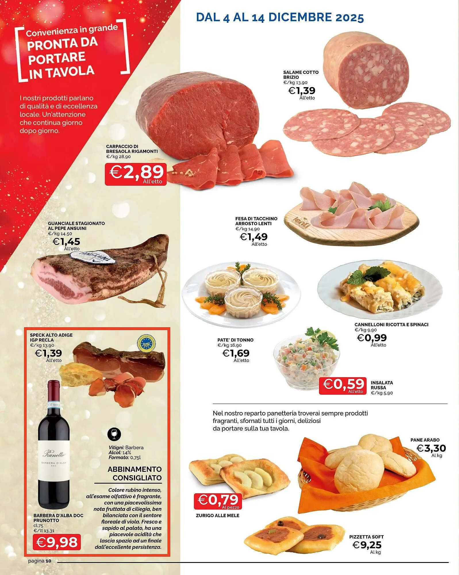 Volantino Mercatò da 4 dicembre a 14 dicembre di 2025 - Pagina del volantino 10