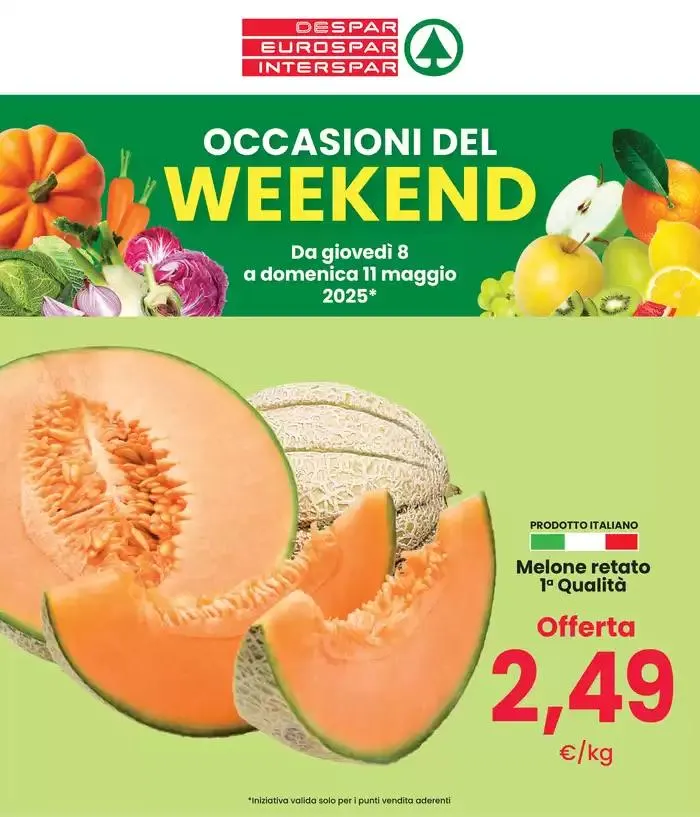 OCCASIONI DEL WEEKEND da 8 maggio a 11 maggio di 2025 - Pagina del volantino 1