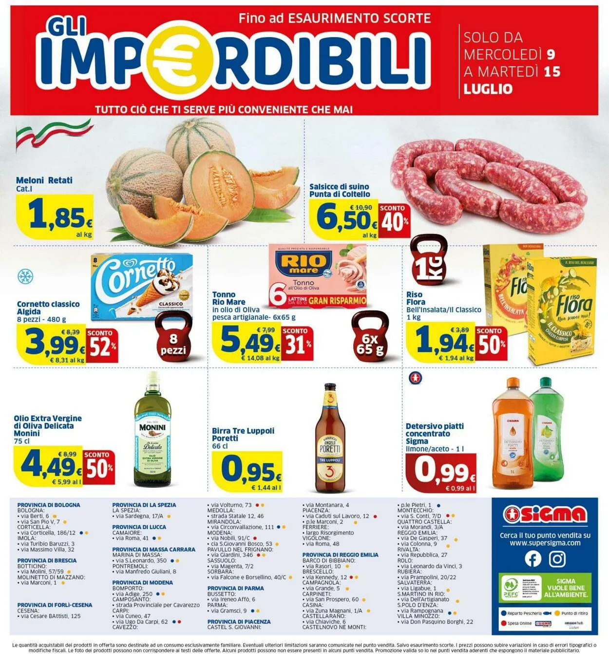 Sigma - Bologna Volantino attuale da 2 luglio a 15 luglio di 2025 - Pagina del volantino 20