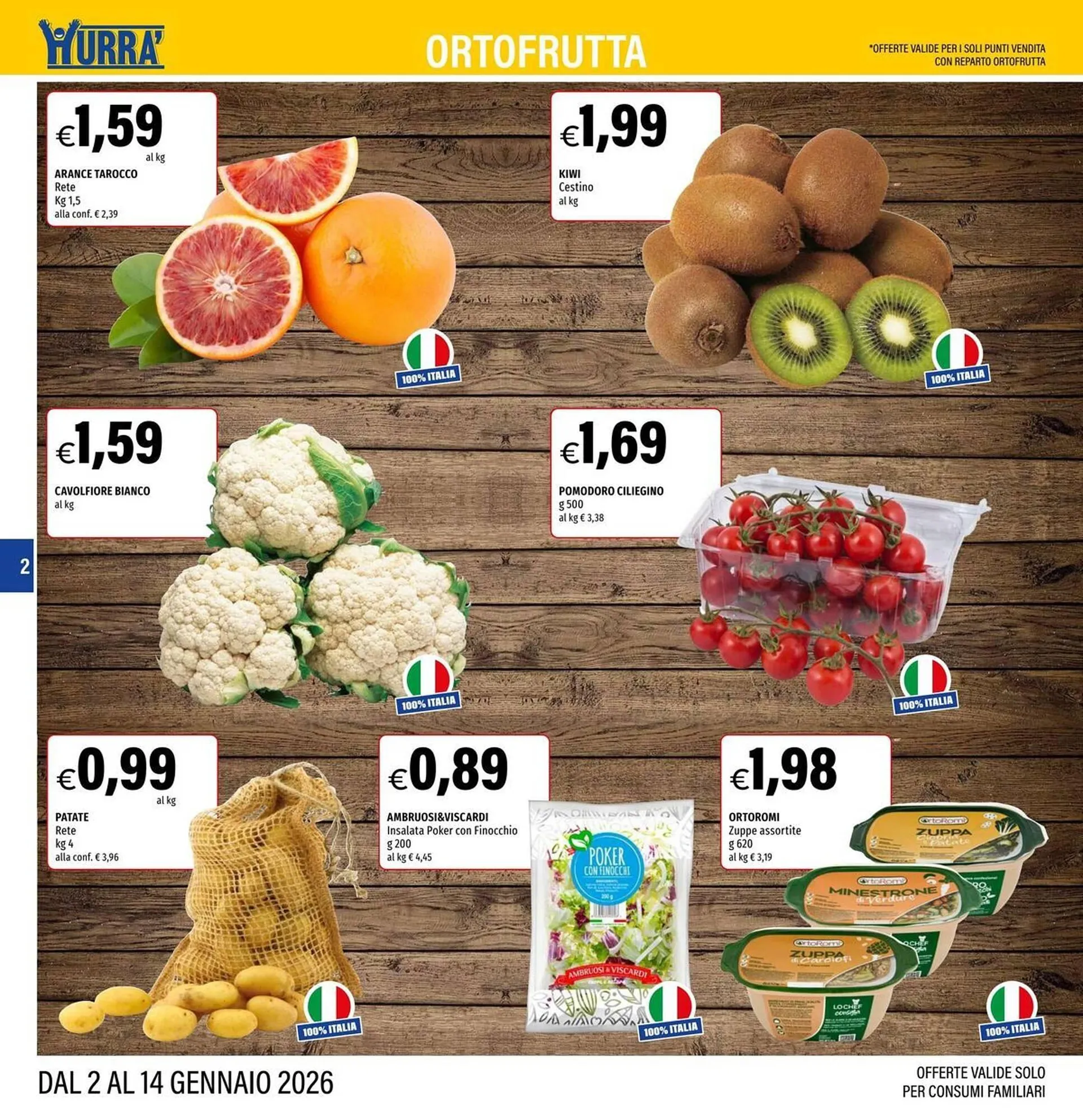 Volantino Hurrà da 2 gennaio a 14 gennaio di 2026 - Pagina del volantino 2