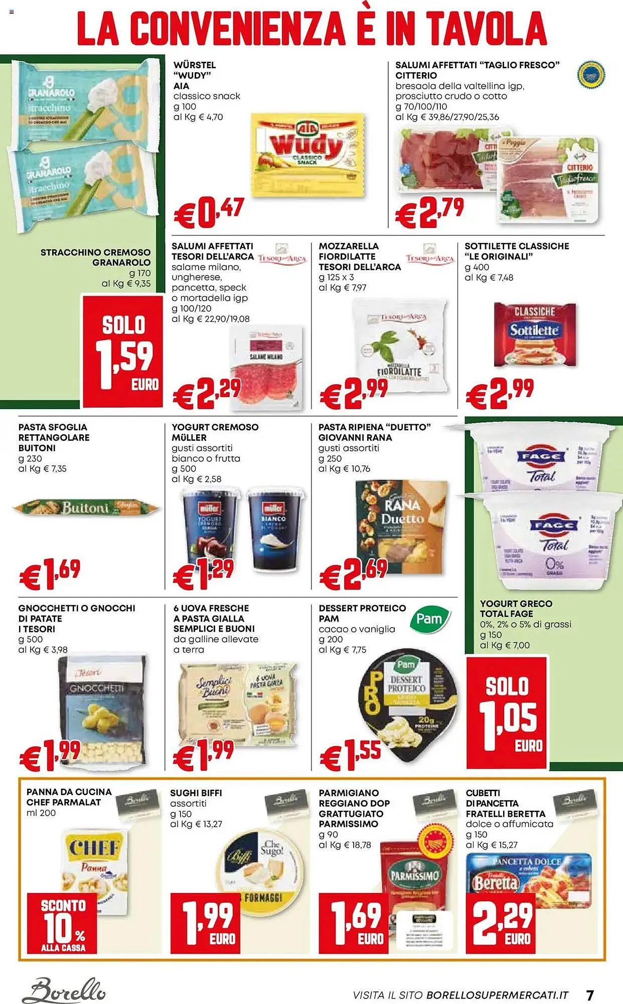 Volantino Borello Supermercati da 27 febbraio a 12 marzo di 2025 - Pagina del volantino 7