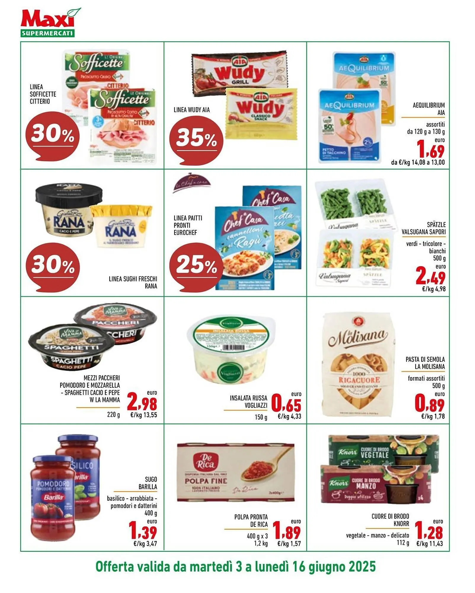 Volantino Maxi Supermercati da 3 giugno a 16 giugno di 2025 - Pagina del volantino 12