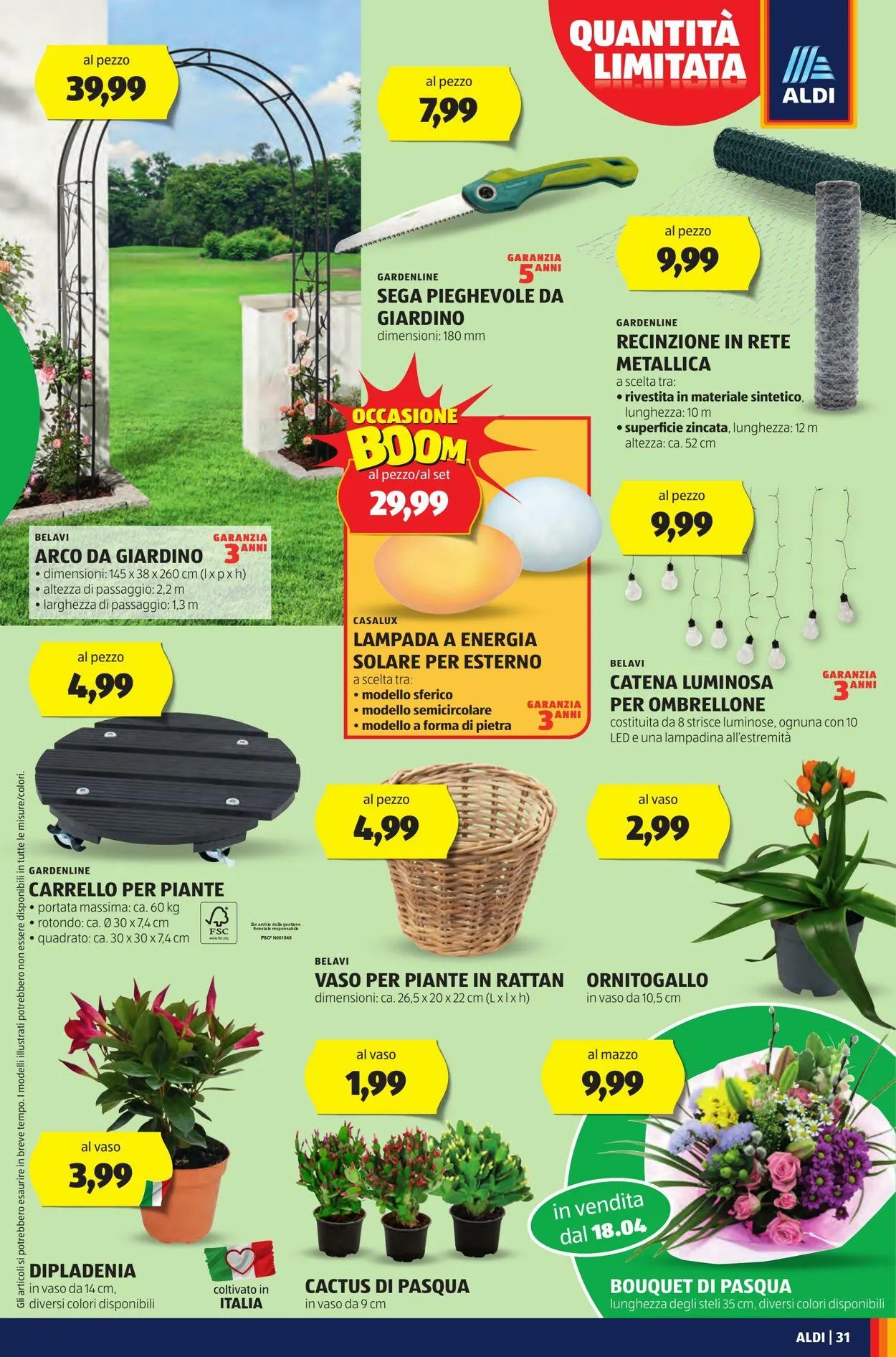 Aldi Volantino attuale da 14 aprile a 20 aprile di 2025 - Pagina del volantino 31