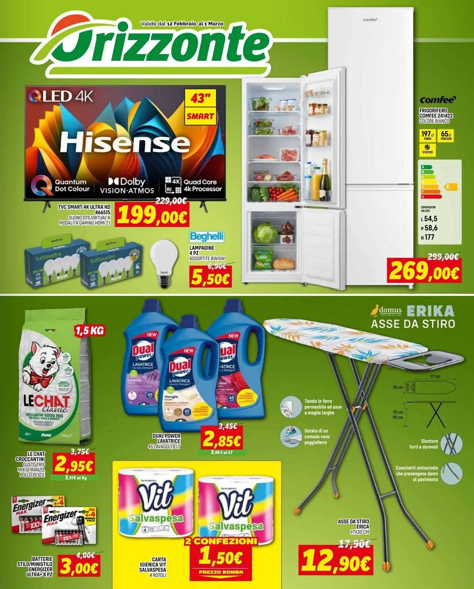 Volantino Orizzonte da 12 febbraio a 1 marzo di 2026 - Pagina del volantino 1
