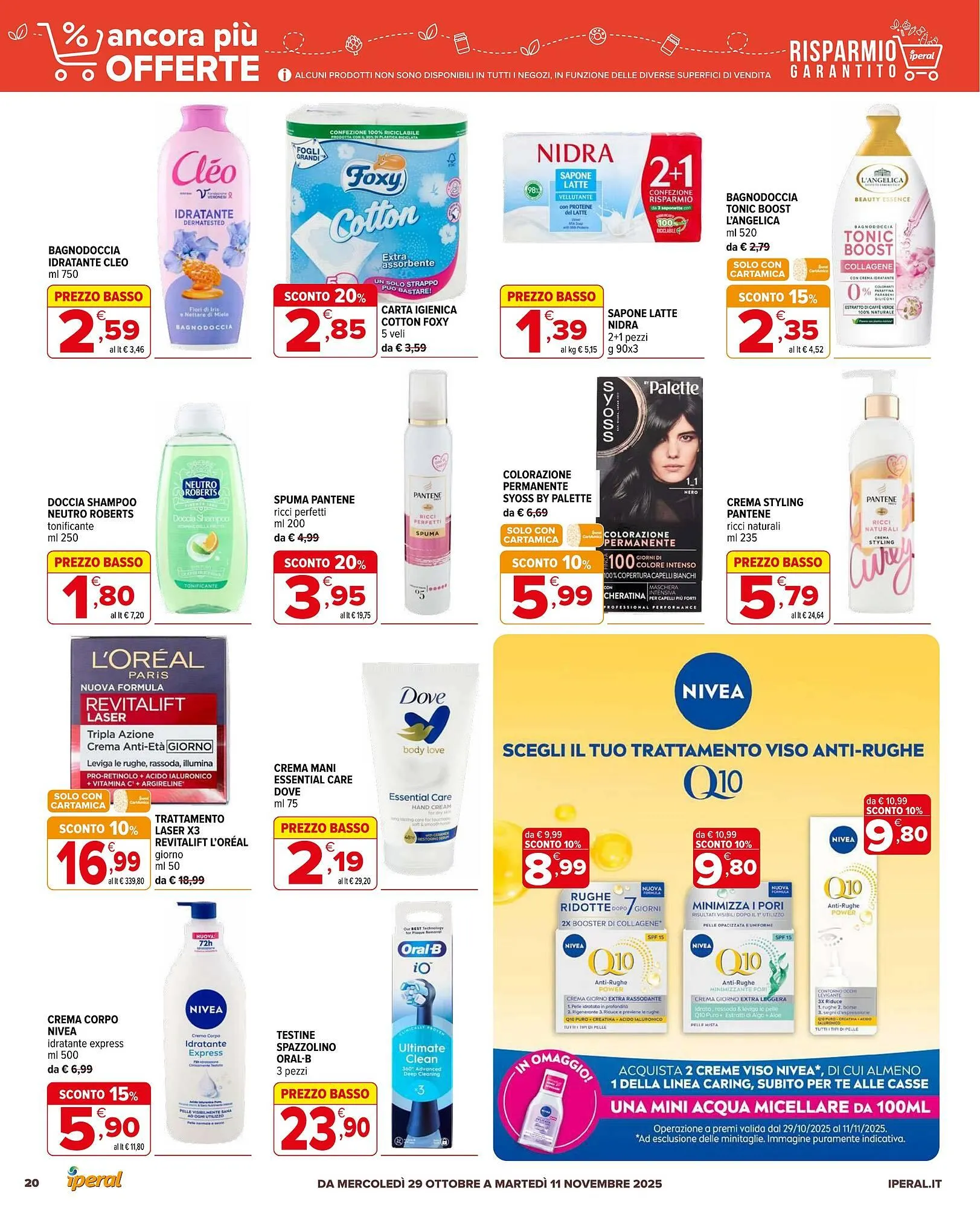 Volantino Iperal da 29 ottobre a 11 novembre di 2025 - Pagina del volantino 20