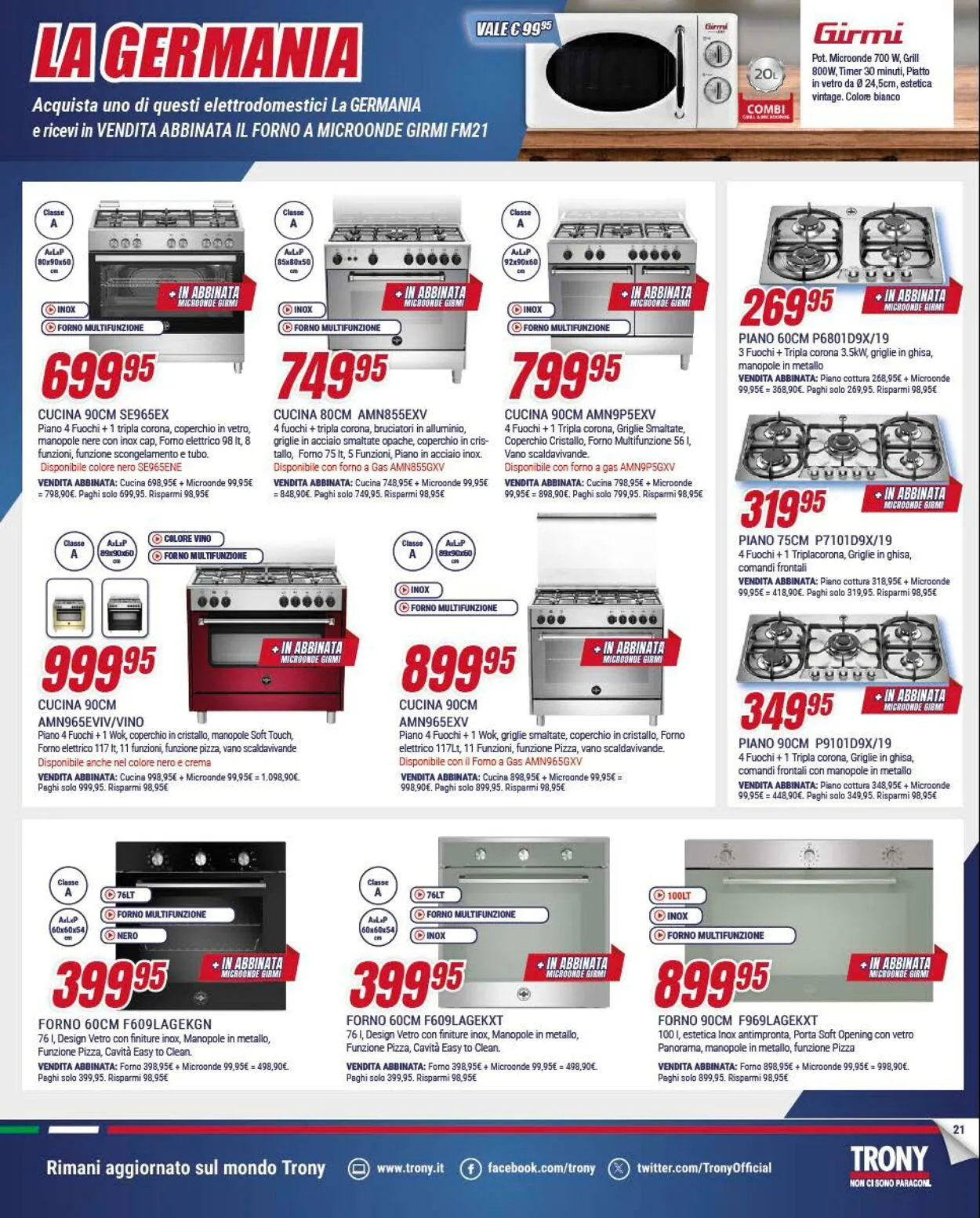 Trony - Palermo Volantino attuale da 27 dicembre a 17 gennaio di 2024 - Pagina del volantino 21