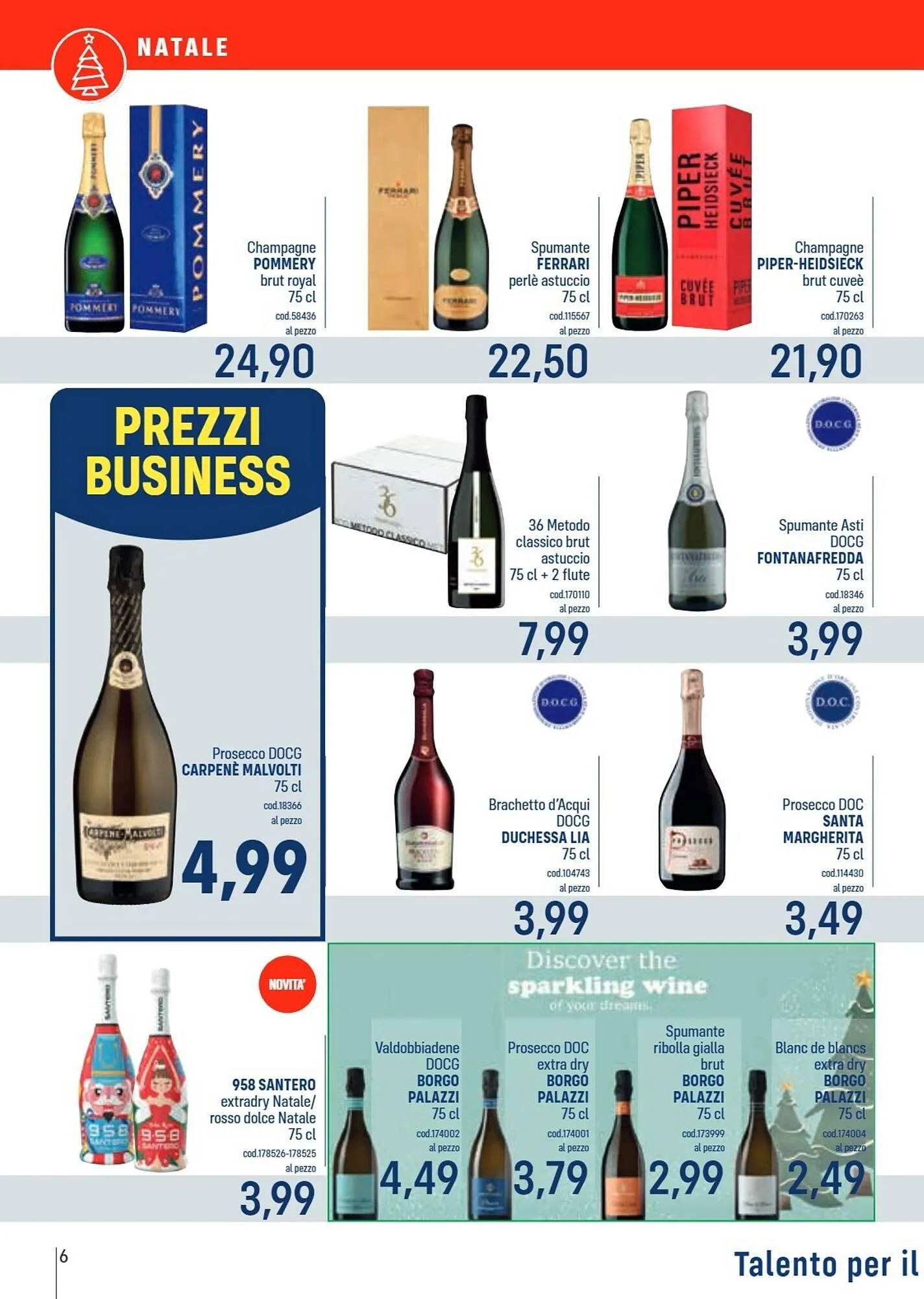 Volantino Talento Professional Store da 8 dicembre a 21 dicembre di 2025 - Pagina del volantino 6