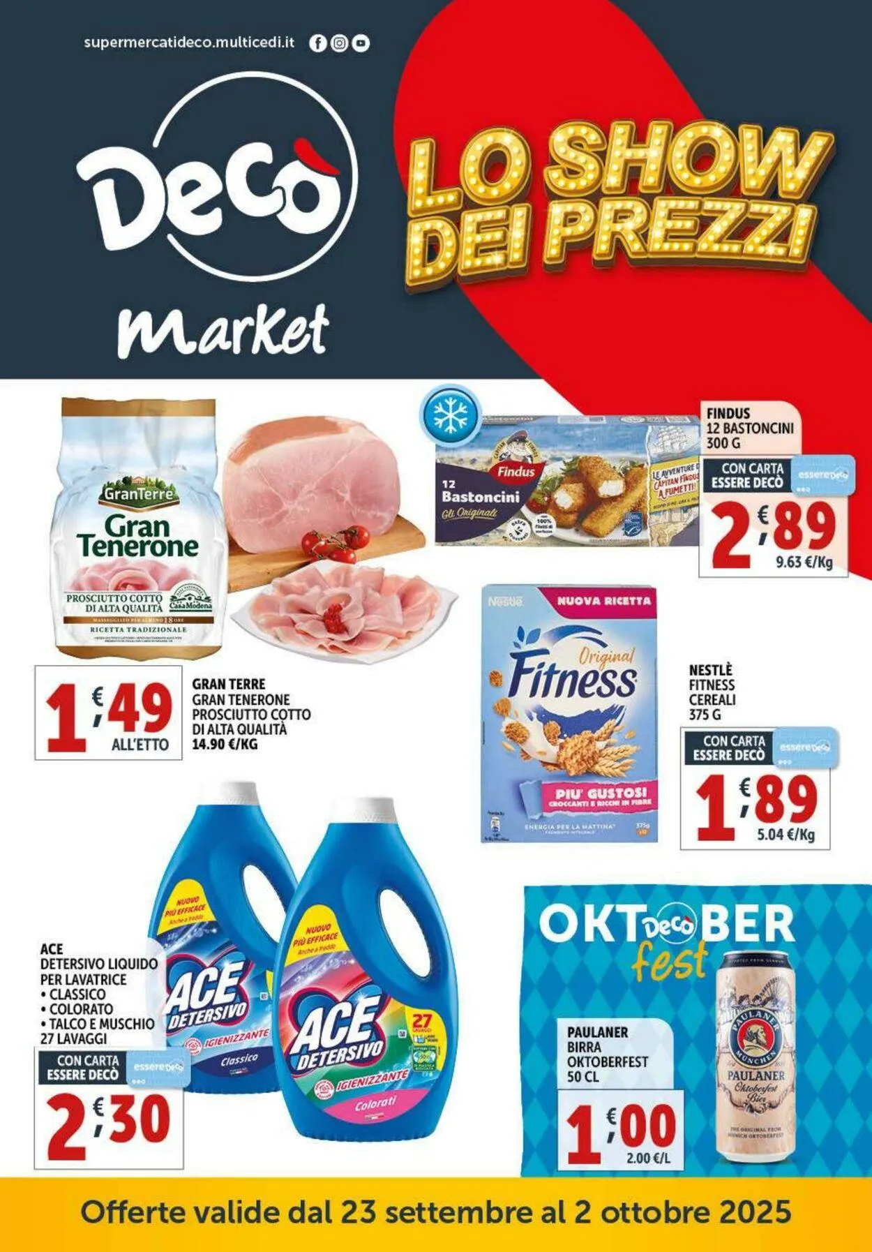 Deco Volantino attuale da 2 ottobre a 16 ottobre di 2025 - Pagina del volantino 1