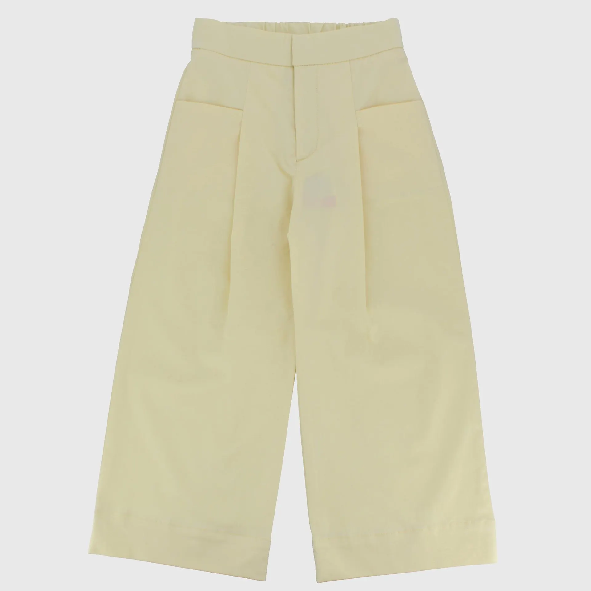 Pantalone in gabardina da Bambina, GIALLO