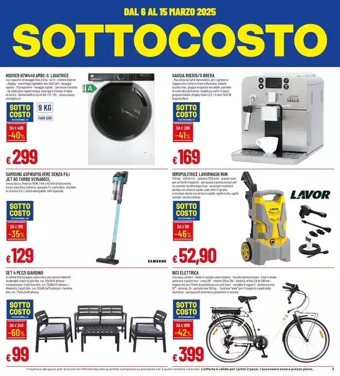 SOTTOCOSTO da 6 marzo a 15 marzo di 2025 - Pagina del volantino 3
