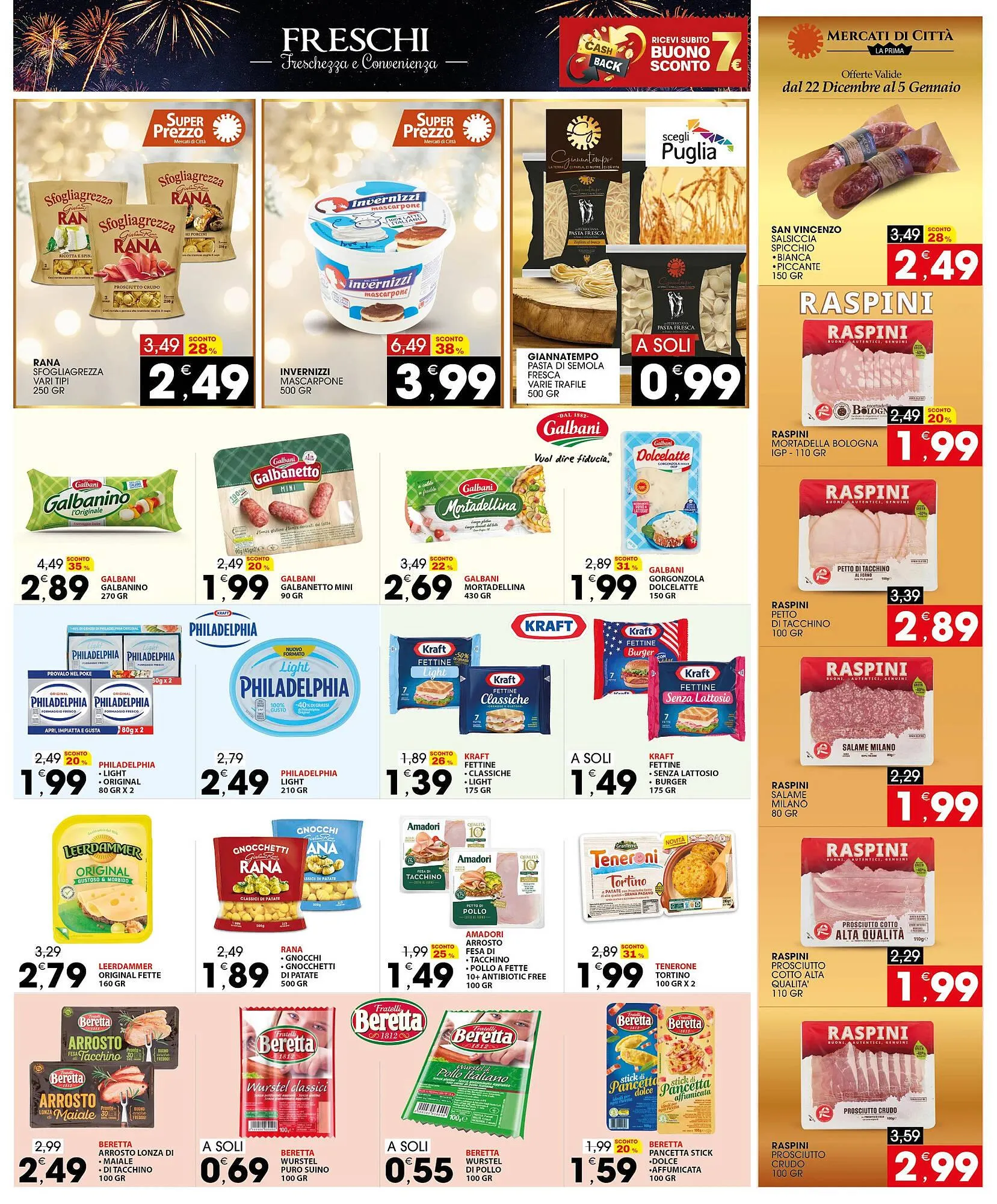 Volantino Mercati di Città La Prima da 22 dicembre a 5 gennaio di 2026 - Pagina del volantino 19