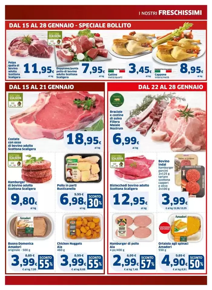 La spesa vola! 50% di sconto da 15 gennaio a 28 gennaio di 2025 - Pagina del volantino 7