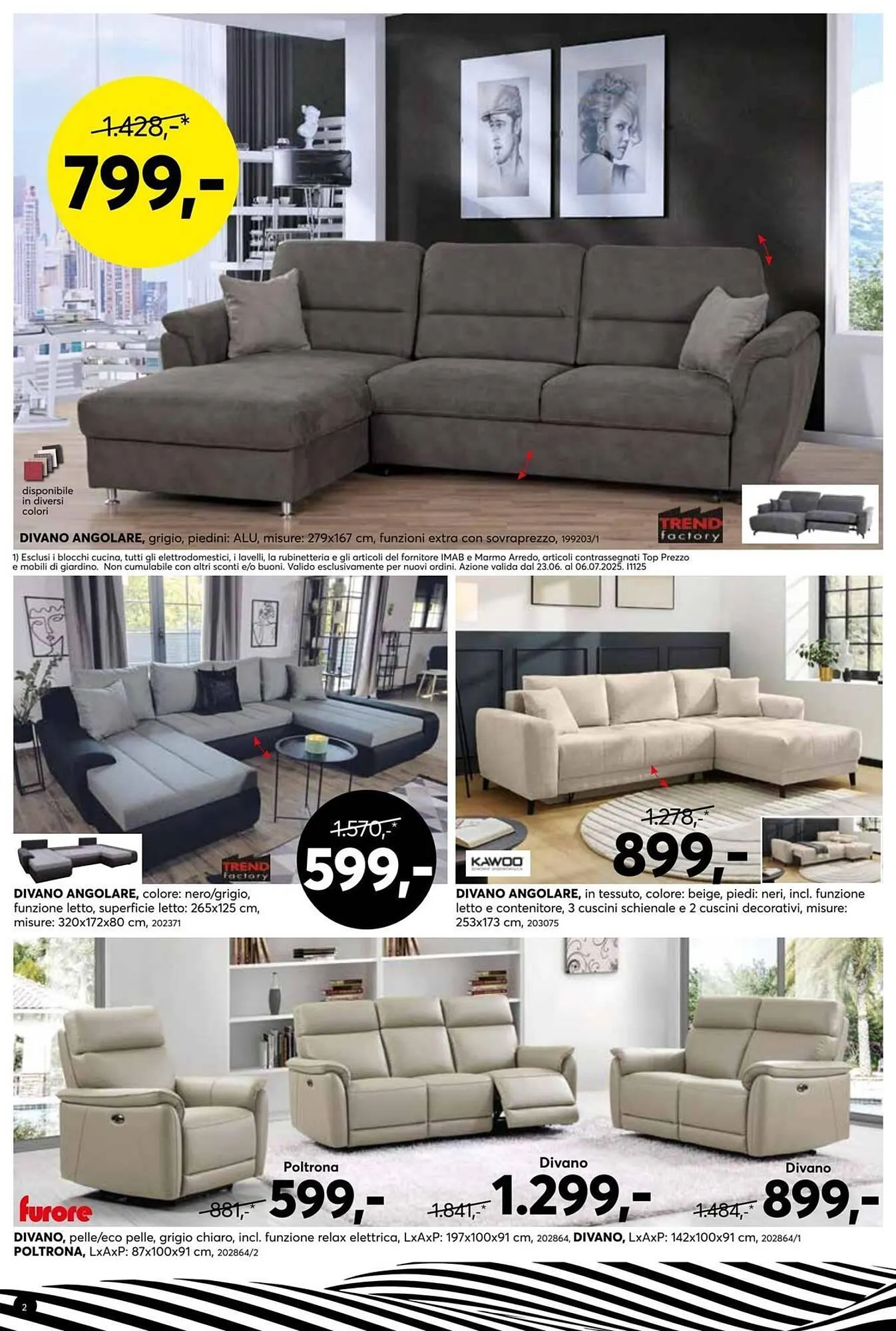 Volantino Dipo Arredamenti da 25 giugno a 6 luglio di 2025 - Pagina del volantino 2