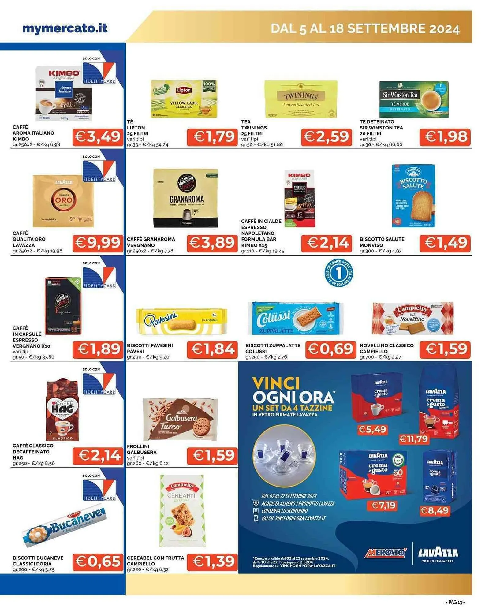 Volantino Mercatò Big da 5 settembre a 18 settembre di 2024 - Pagina del volantino 13