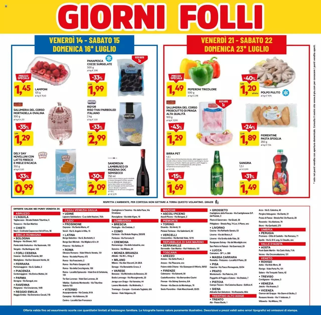 Volantino D Più da 10 luglio a 23 luglio di 2023 - Pagina del volantino 16
