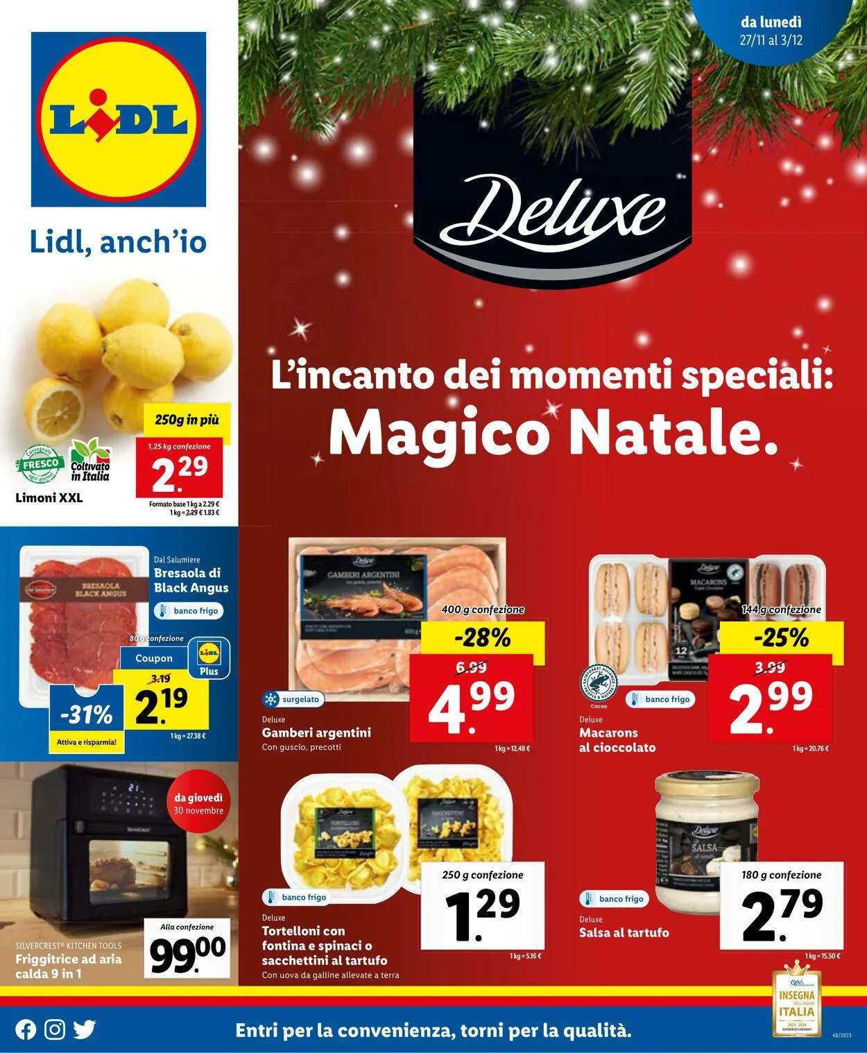 Lidl Volantino attuale da 27 novembre a 3 dicembre di 2023 - Pagina del volantino 1