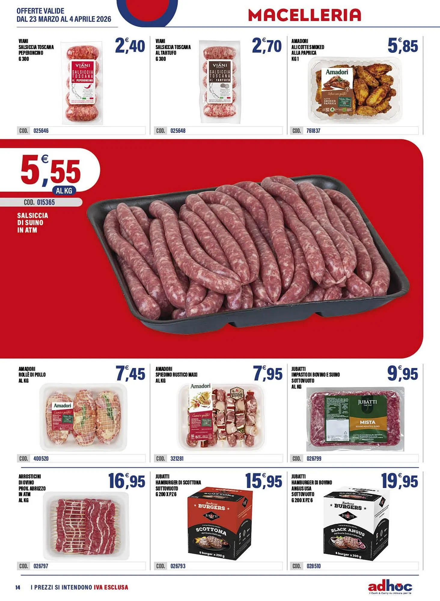 Volantino Adhoc da 23 marzo a 4 aprile di 2026 - Pagina del volantino 14