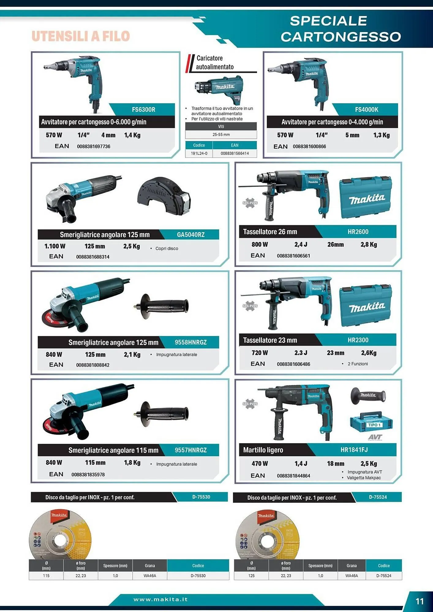 Volantino Makita da 5 giugno a 31 dicembre di 2025 - Pagina del volantino 11