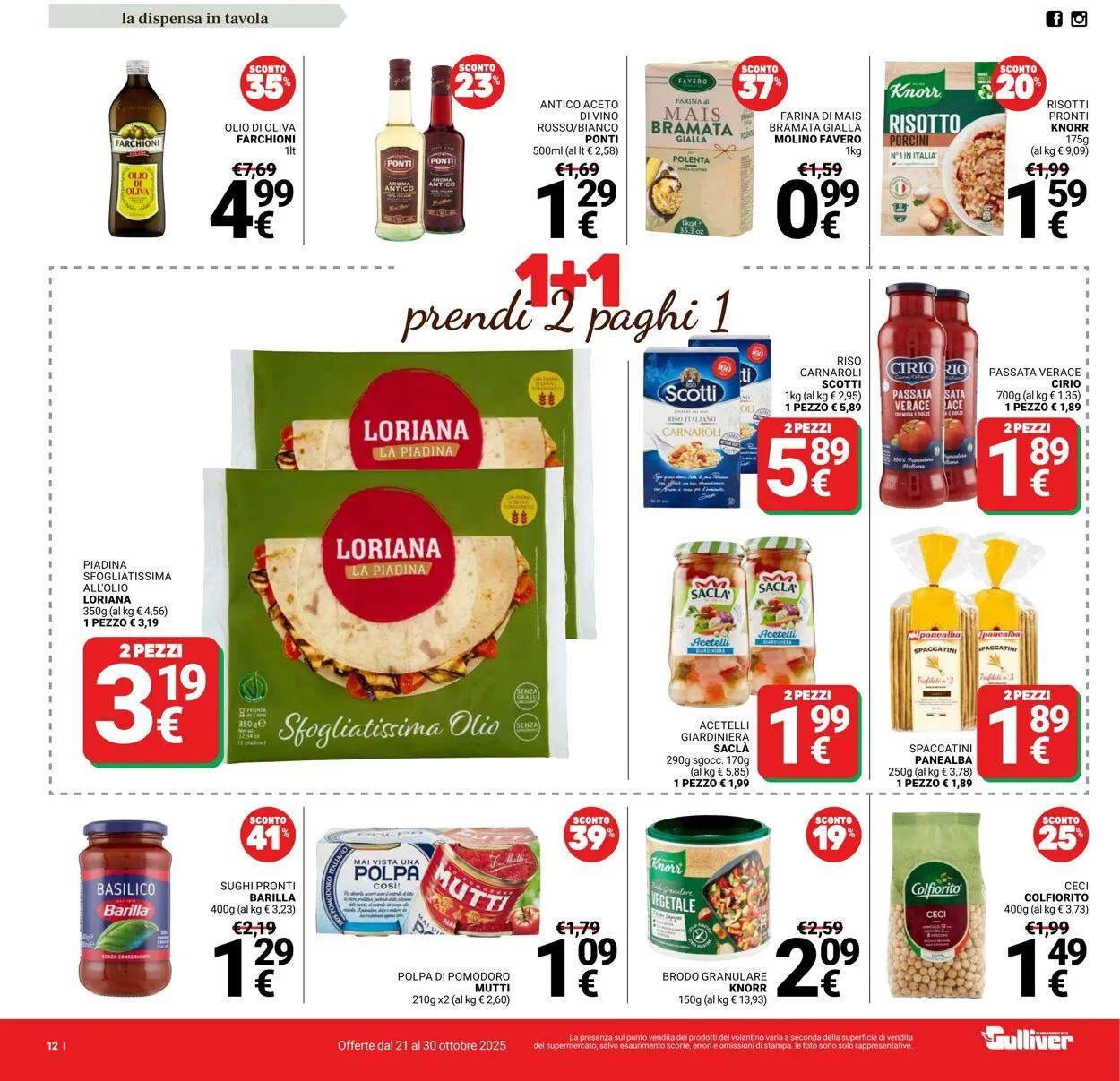 Gulliver Volantino attuale da 21 ottobre a 30 ottobre di 2025 - Pagina del volantino 12
