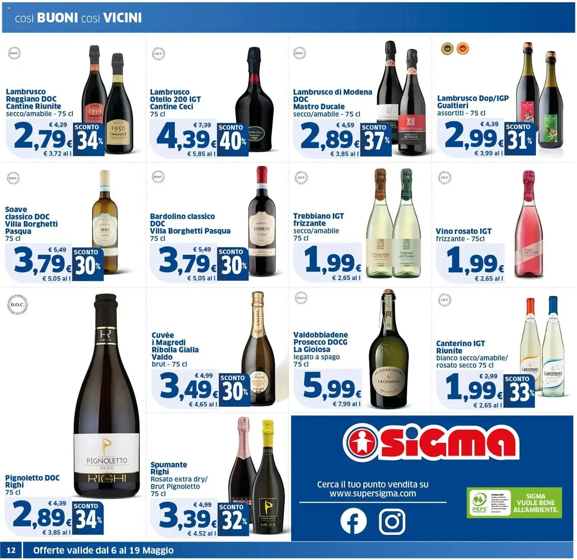 Volantino Sigma da 6 maggio a 19 maggio di 2026 - Pagina del volantino 12