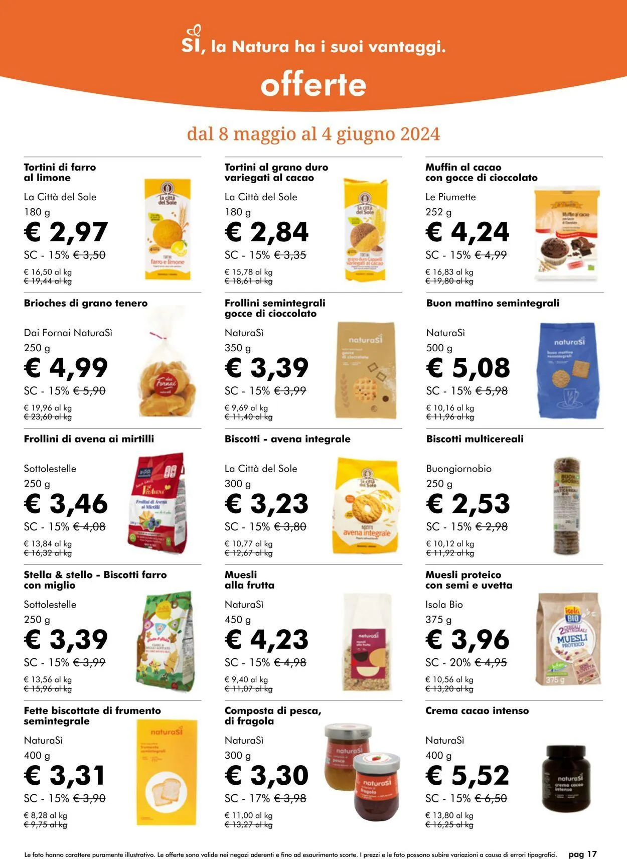 Natura Sì Volantino attuale da 7 maggio a 21 maggio di 2024 - Pagina del volantino 17