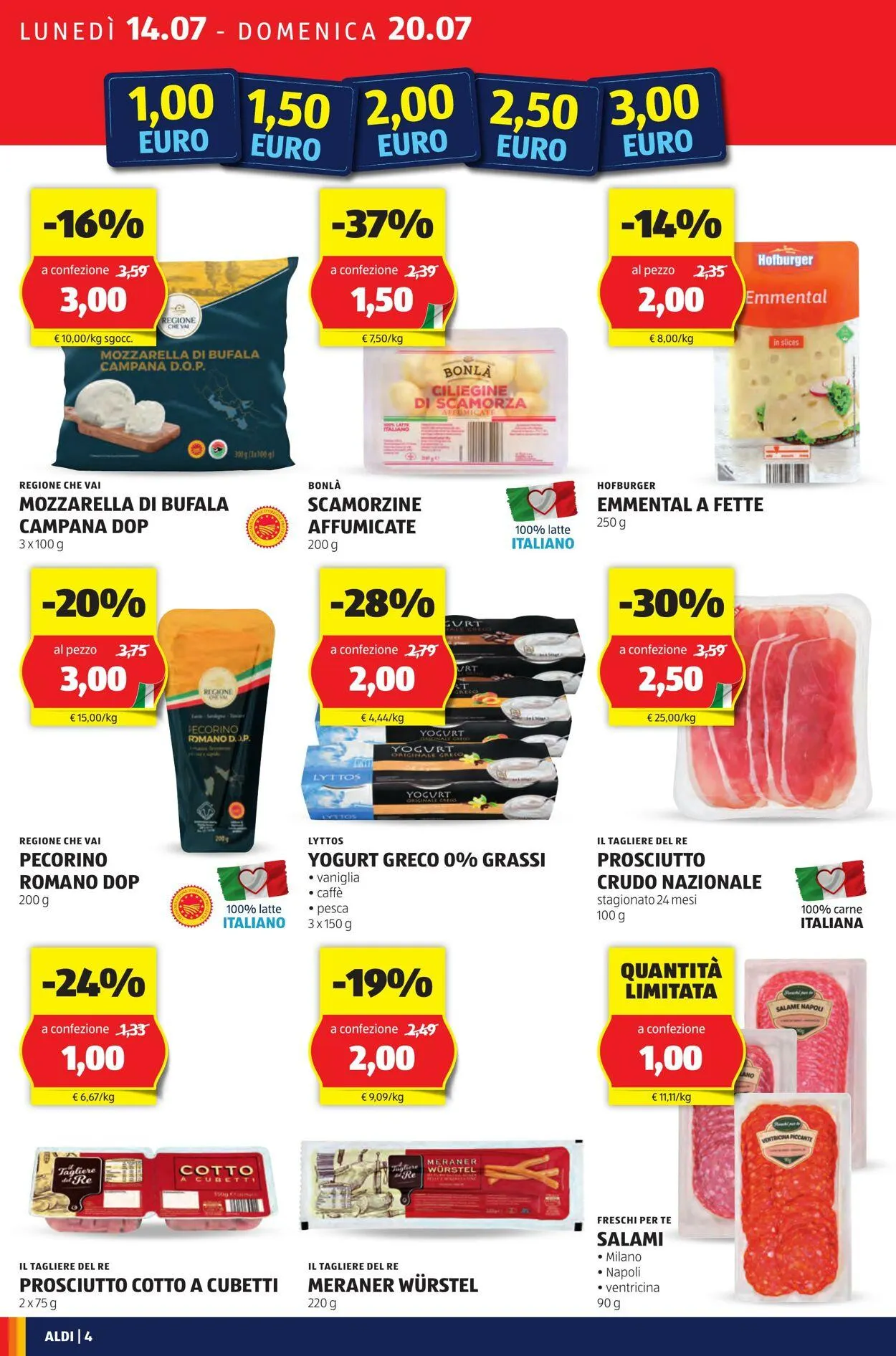 Aldi Volantino attuale da 14 luglio a 20 luglio di 2025 - Pagina del volantino 4
