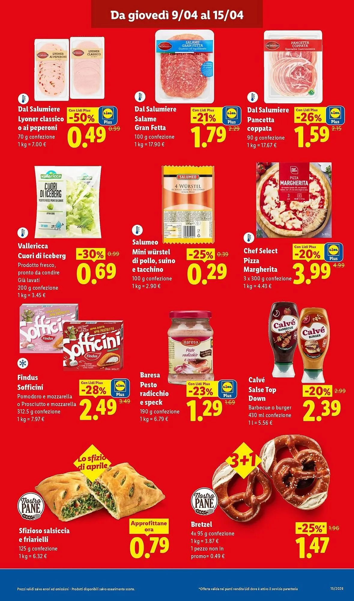 Volantino Lidl da 9 aprile a 15 aprile di 2026 - Pagina del volantino 9