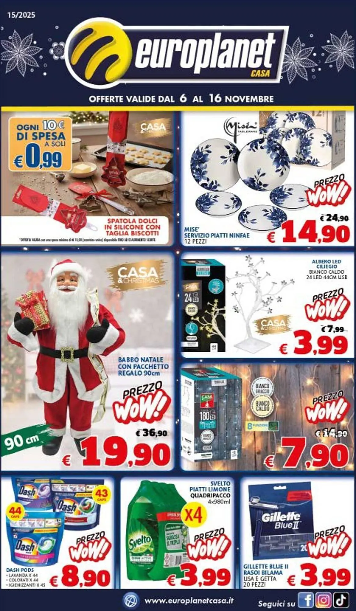 Volantino Europlanet Casa da 6 novembre a 16 novembre di 2025 - Pagina del volantino 1