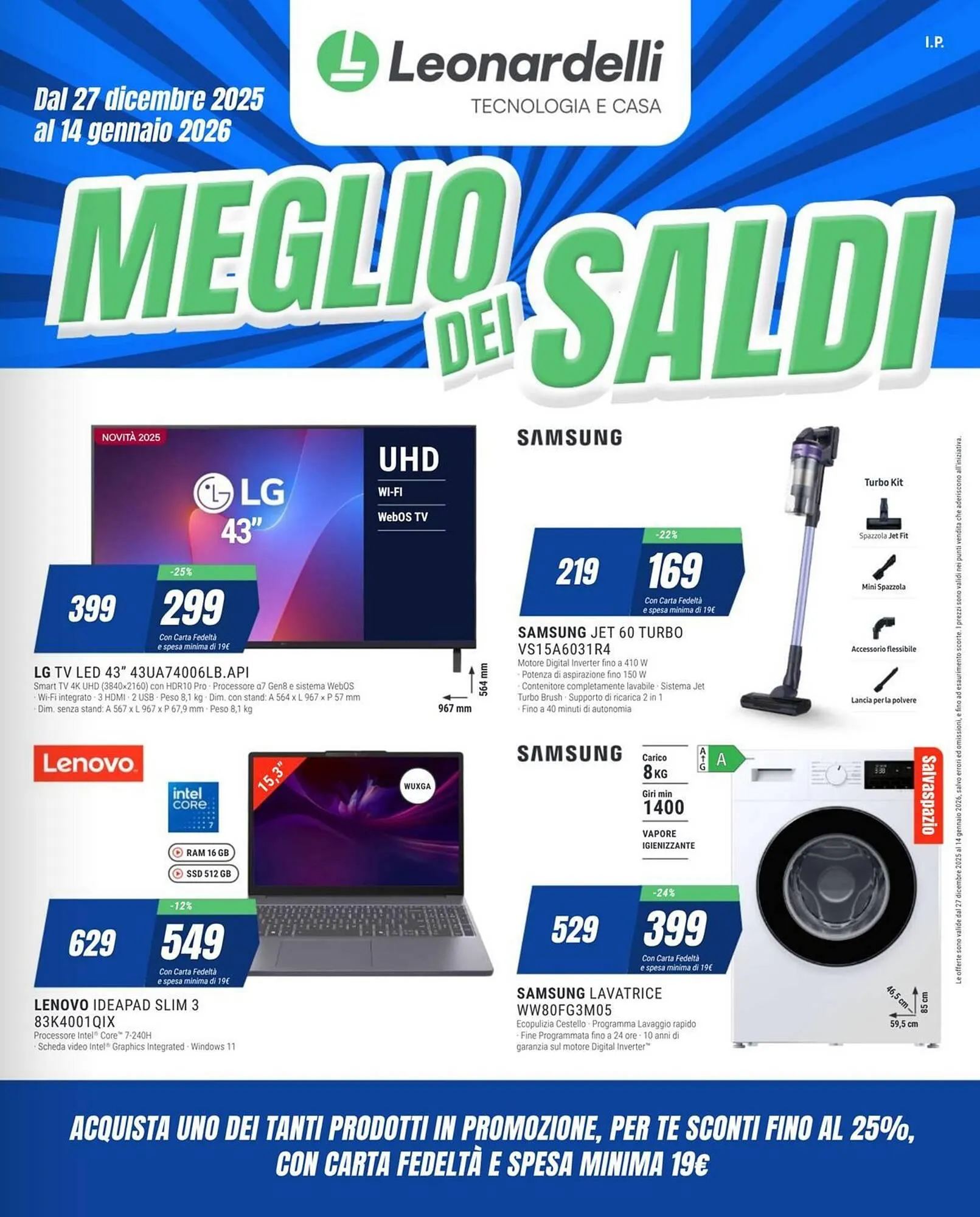 Volantino Leonardelli da 27 dicembre a 14 gennaio di 2026 - Pagina del volantino 1