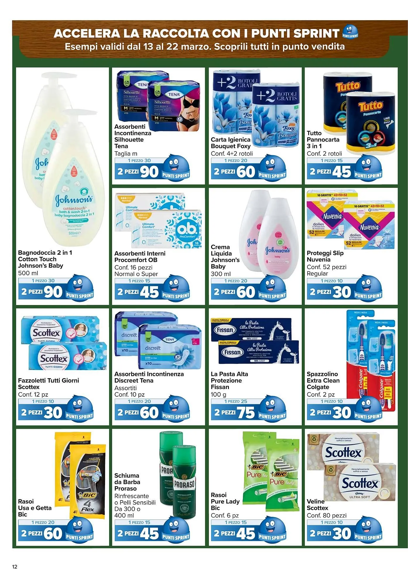 Volantino Carrefour Market da 13 marzo a 23 marzo di 2026 - Pagina del volantino 12