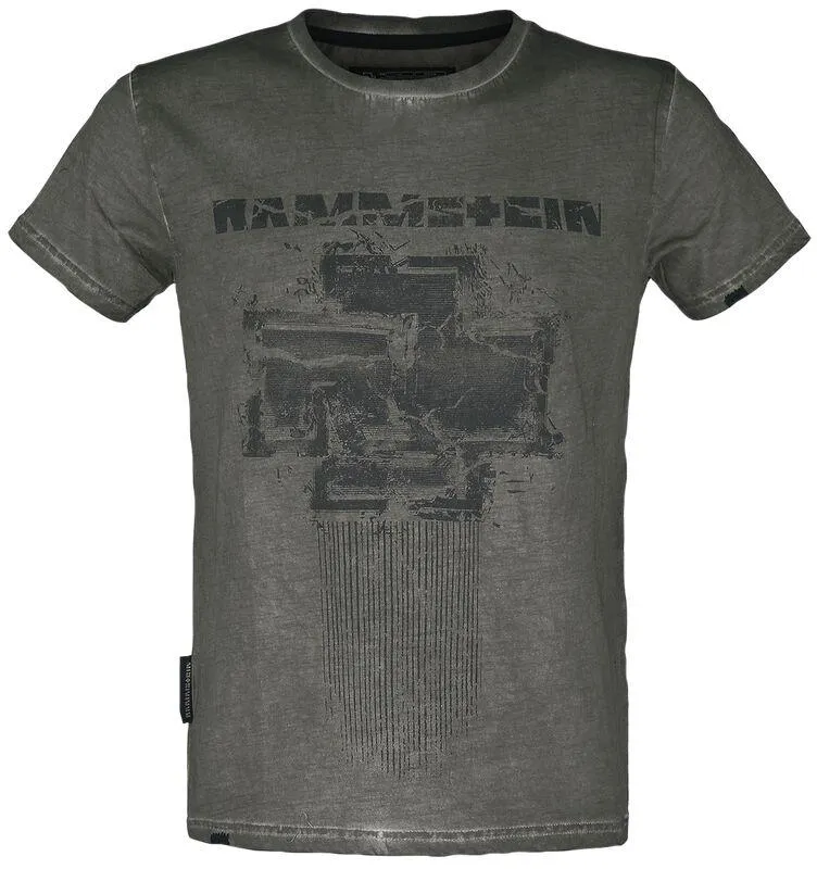 Broken Logo II | T-Shirt | verde oliva | Rammstein