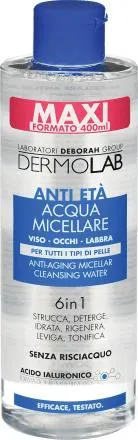 Acqua Micellare anti età viso - occhi - labbra, 400 ml