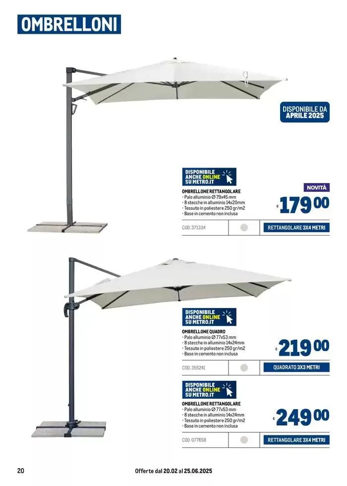 Arredo Esterno da 20 febbraio a 25 giugno di 2025 - Pagina del volantino 20