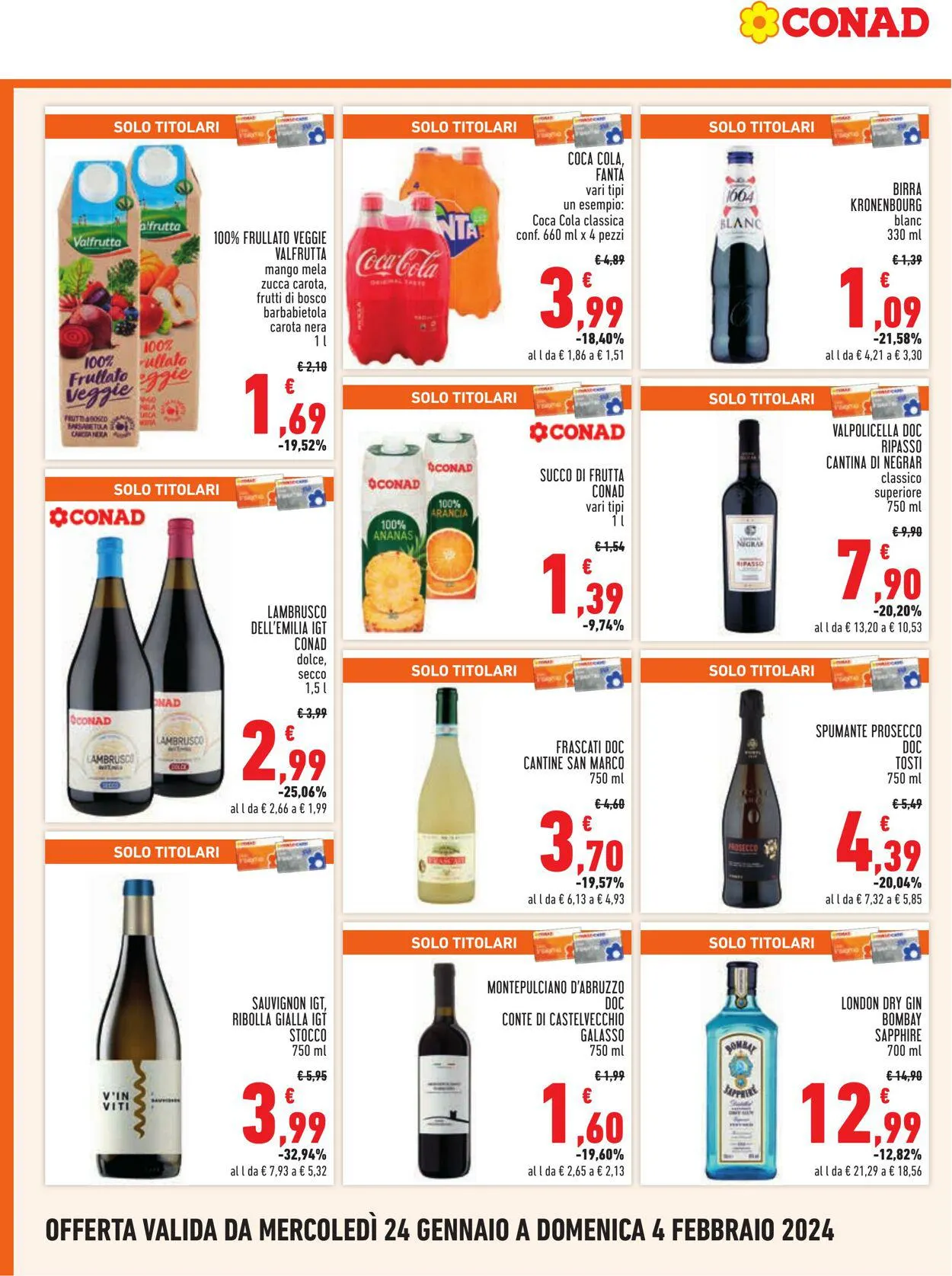 Conad - Margherita - Roma Volantino attuale da 24 gennaio a 4 febbraio di 2024 - Pagina del volantino 14