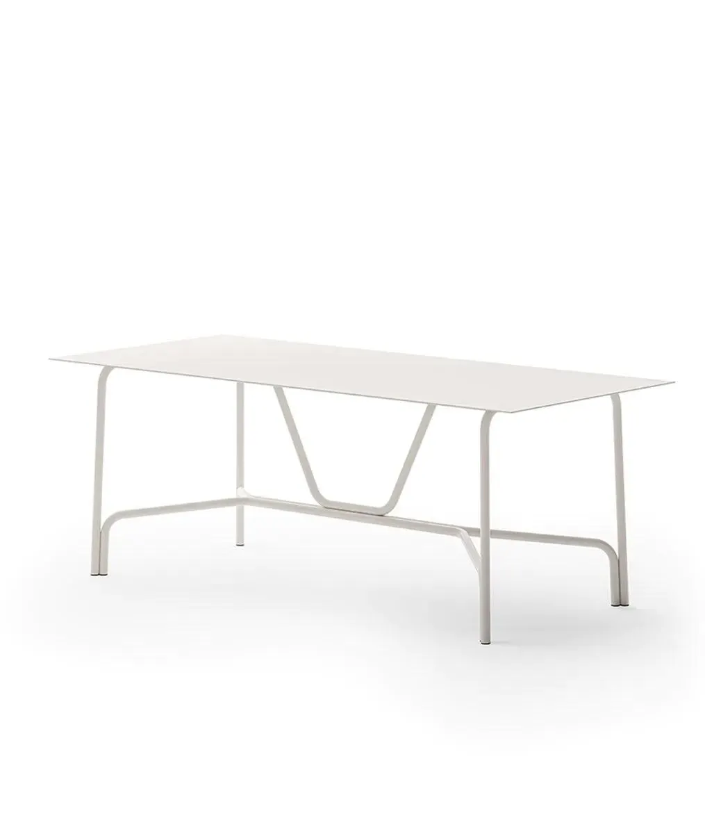 Tavolo Salò rettangolare in alluminio 203 cm