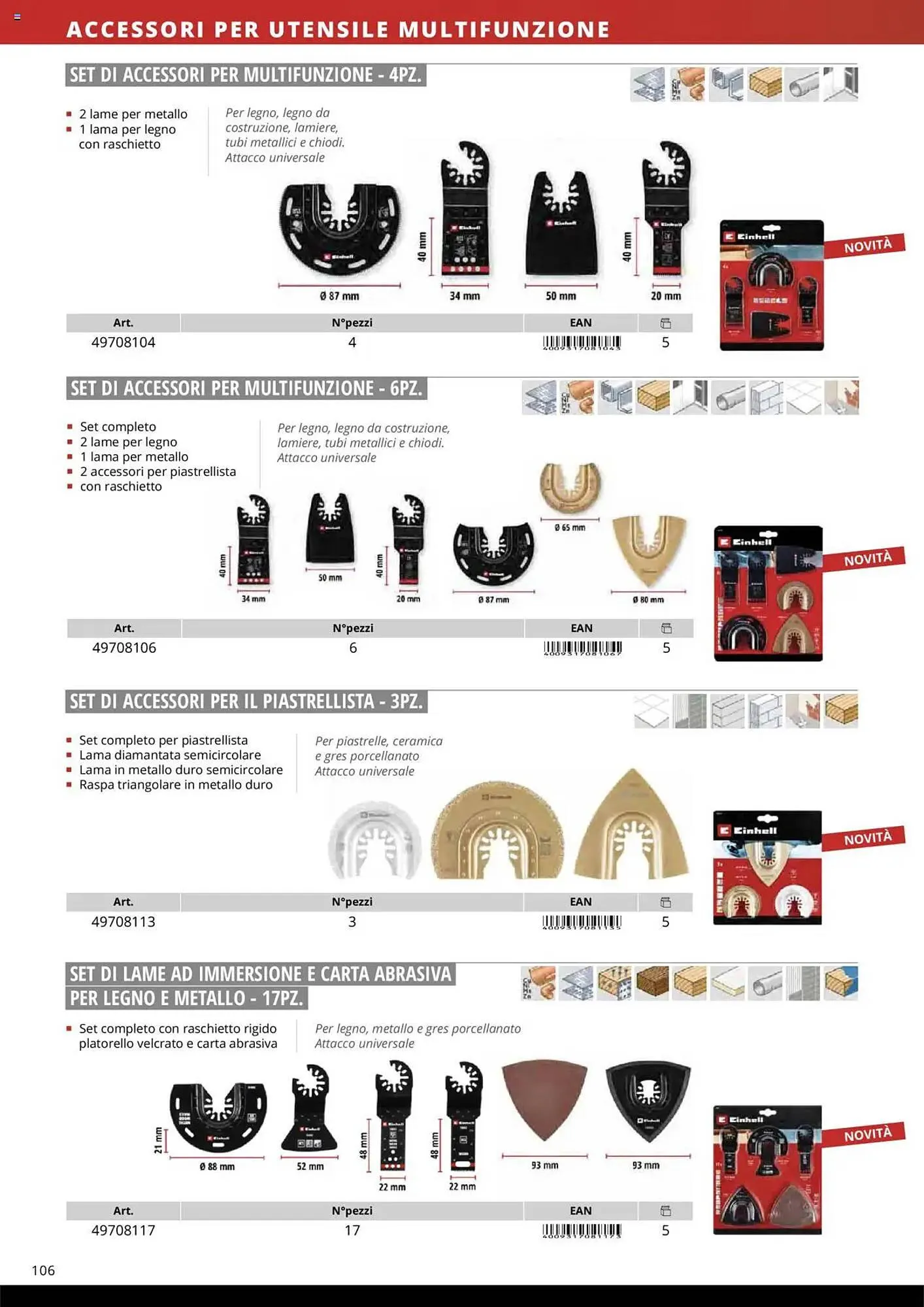Volantino Einhell da 10 ottobre a 31 dicembre di 2025 - Pagina del volantino 108
